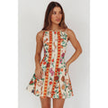 ITALIAN FLORAL MINI DRESS : ITALIAN PRINT