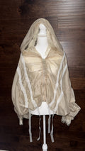 Hoodie Organza Lace Jacket (One sized)