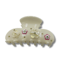 FLORAL BLUSH BLOSSOM CLAW HAIR CLIP