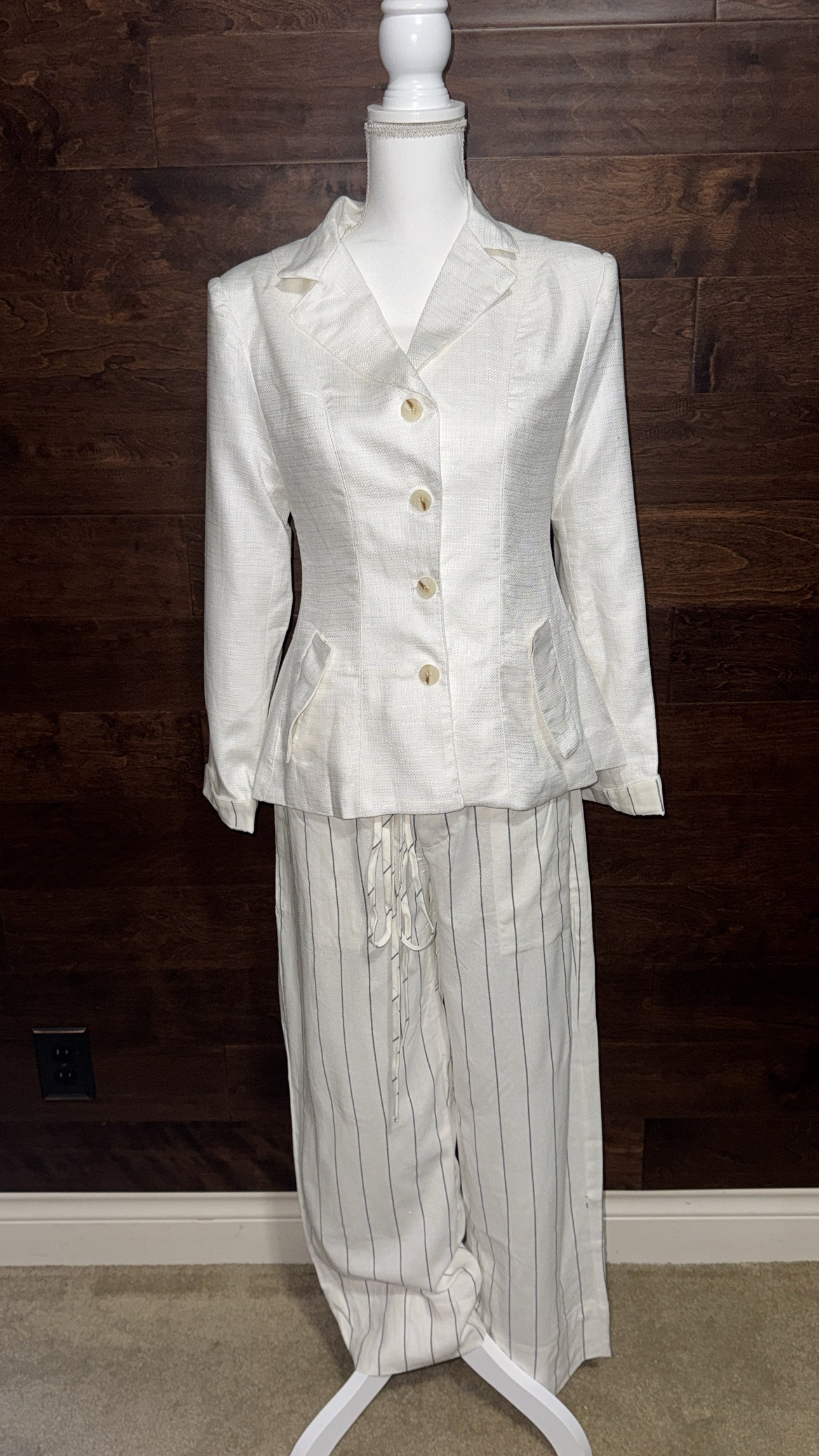 Linen Blazer Pant Set